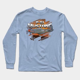 P51 Mustang Pilot Gift Battle of Britain Long Sleeve T-Shirt